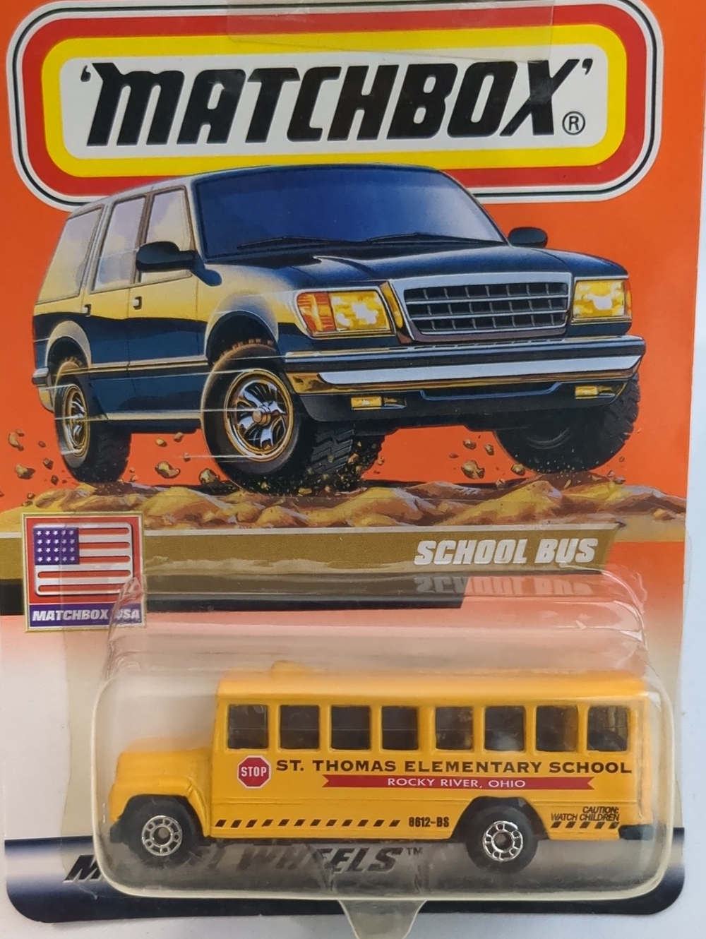 Matchbox School Bus St. Thomas Elementary School #31/100
